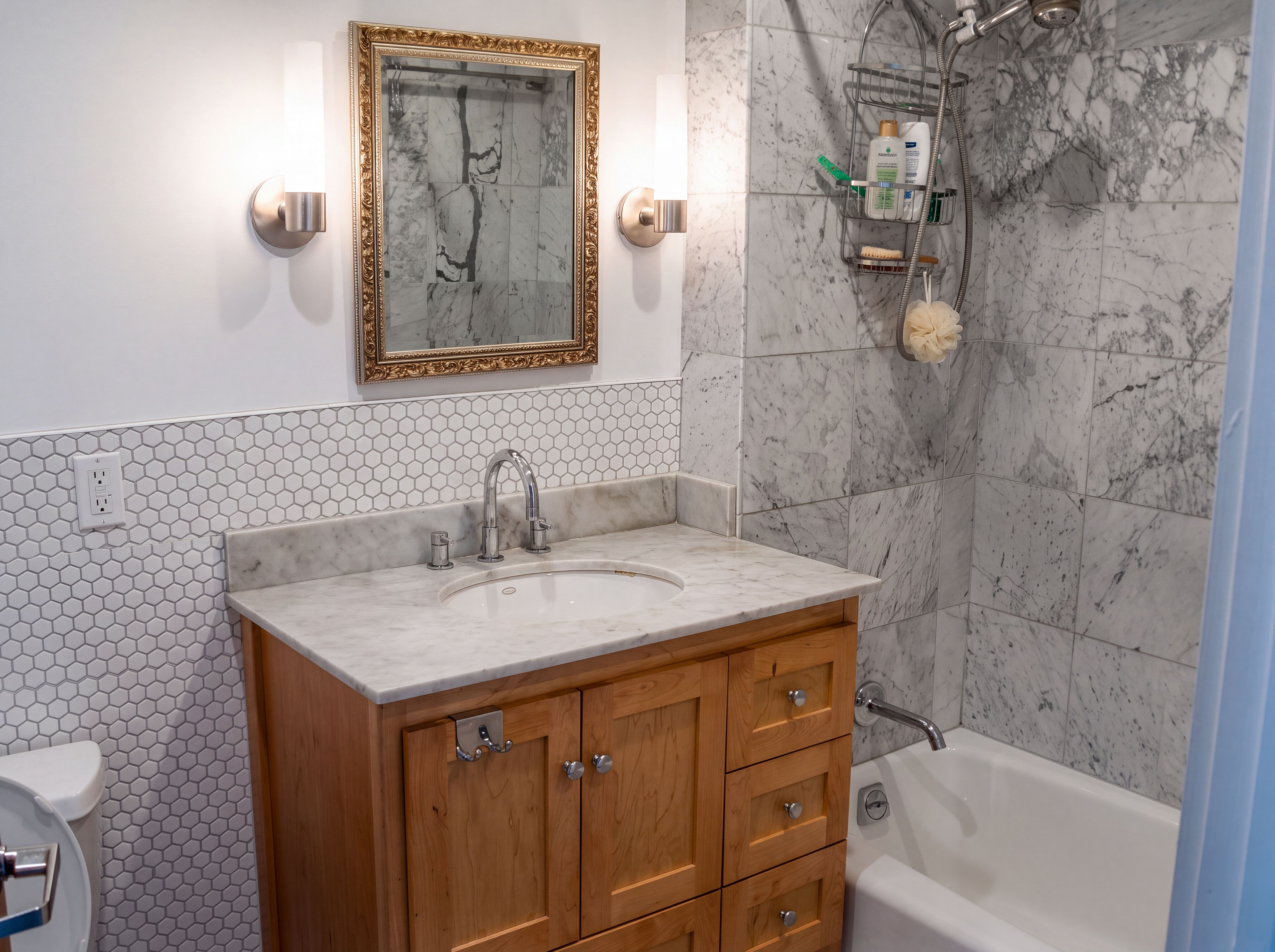 Master Bathroom - Luxury Harlem Condo -258 St. Nicholas Ave #4B